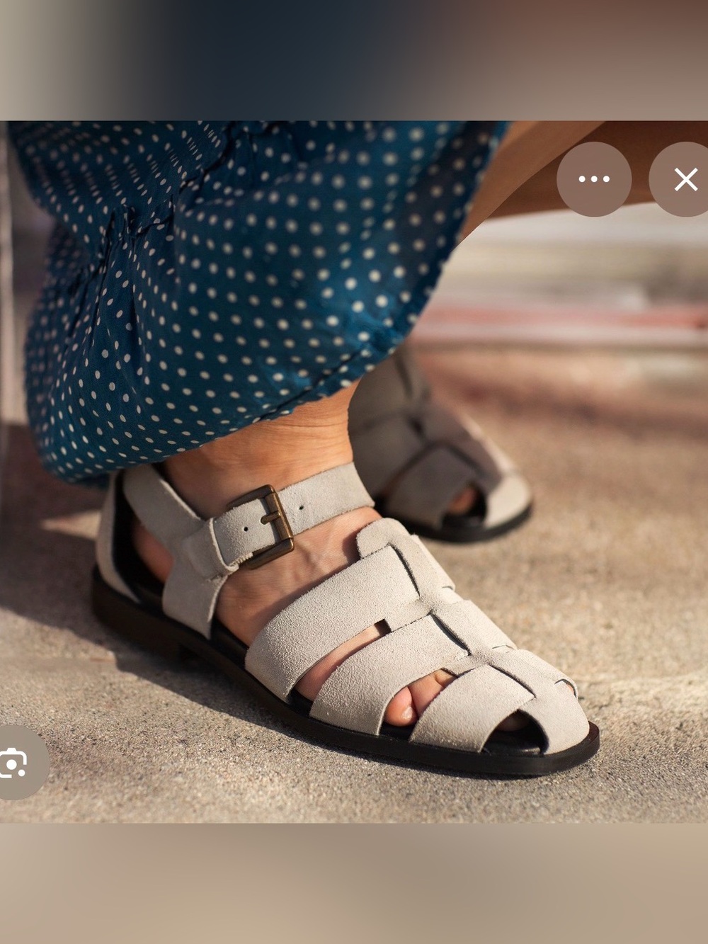 Seychelles Suede Fisherman Sandals- The Blues 
Color: Off White
Size: 8.5